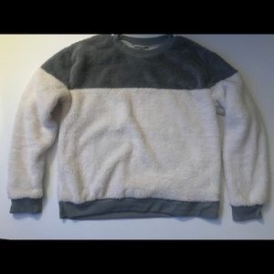 COLORBLOCK SHERPA PULLOVER